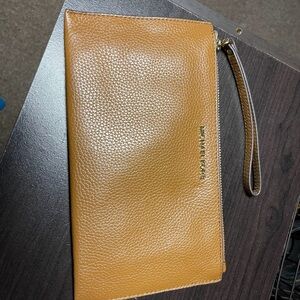 Michael Kors Brown Leather Women’s Wristlet